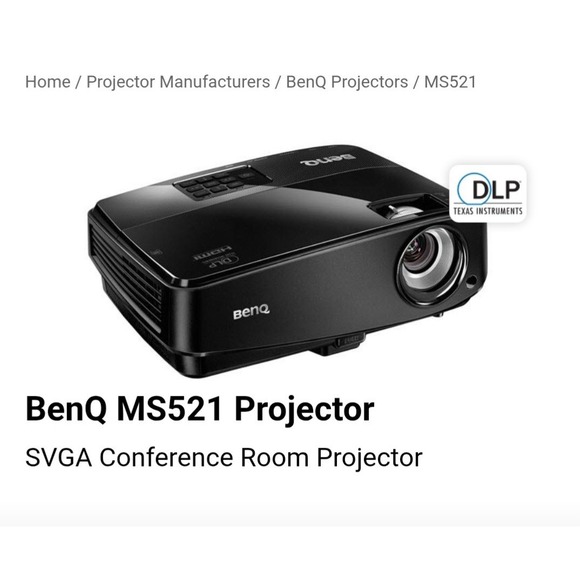 BenQ Ms521 Projector HDMI